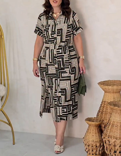 Comfy Printing Dress