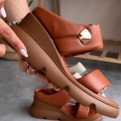 Soft Wedge Slippers