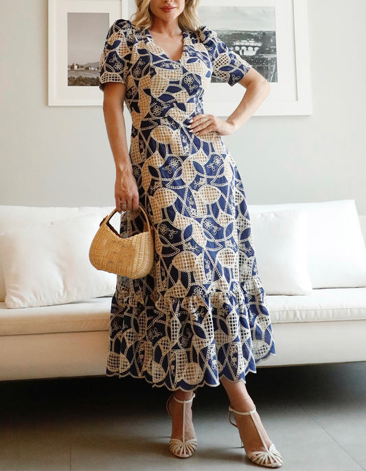 Blue Casual Dress
