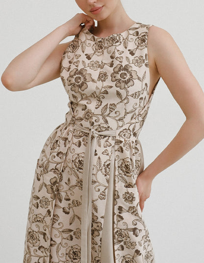 Casual Lace-Up Dress