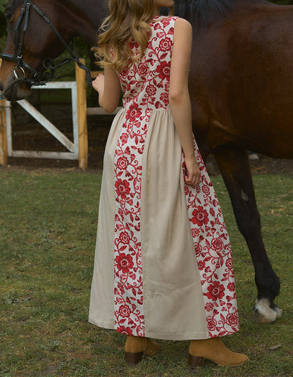 Casual Lace-Up Dress