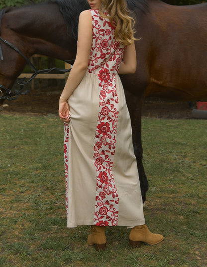 Casual Lace-Up Dress