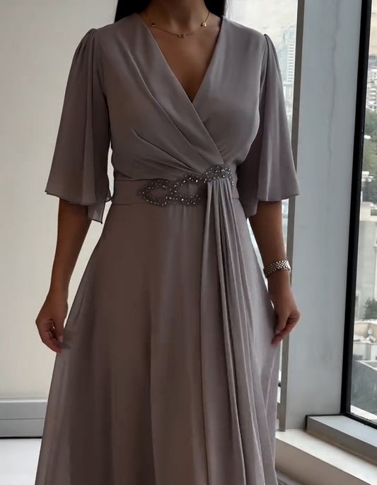 Elegant Crystal Dress