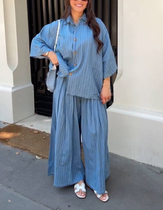 Blue Striped Sets