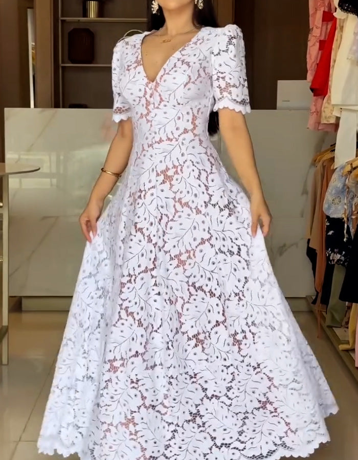 White Comfort Dress