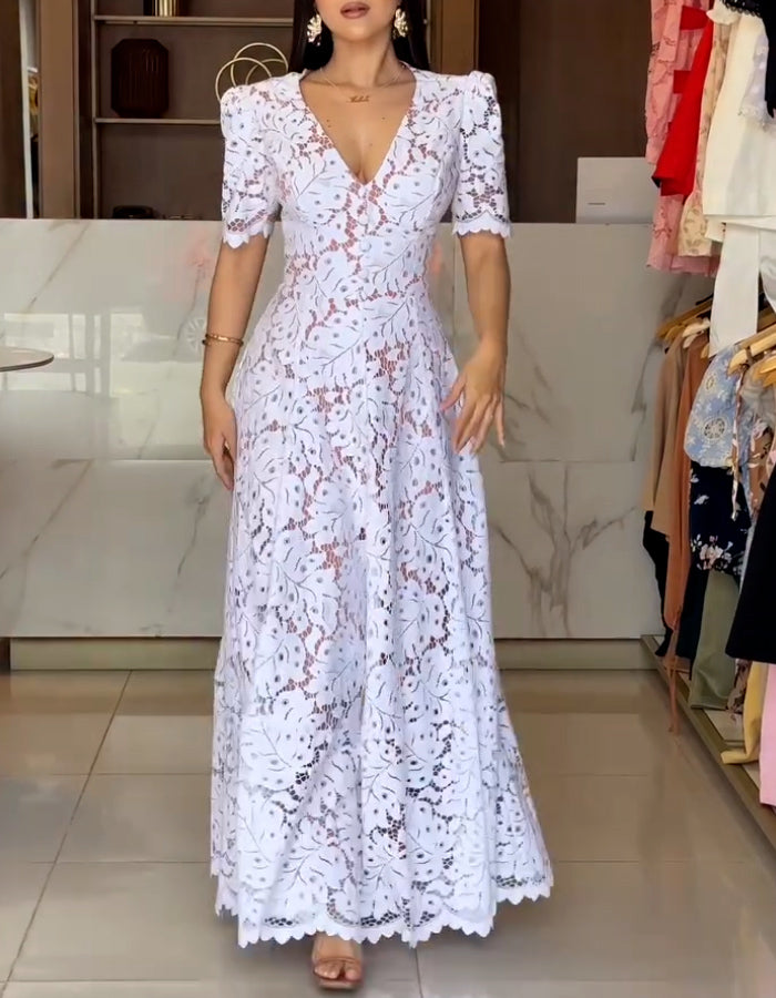 White Comfort Dress