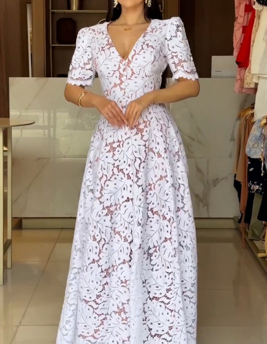 White Comfort Dress