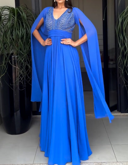 Blue Party Dress