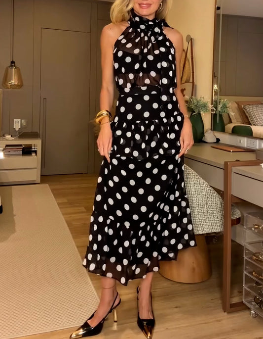 Polka Dot Casual Dress