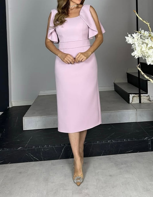 Solid Color Comfy Dress