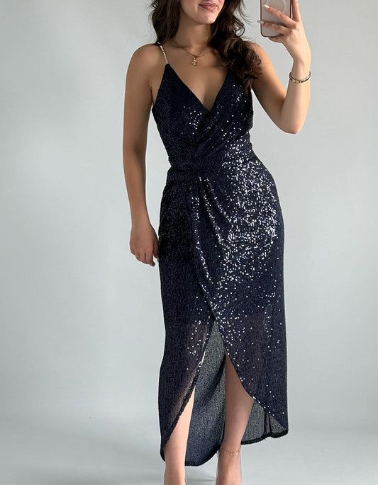 Shiny Casual Dress