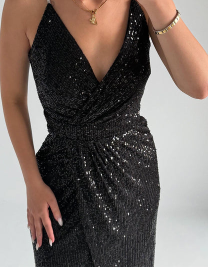 Shiny Casual Dress