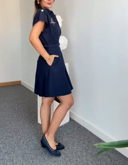 Star Printing Dress