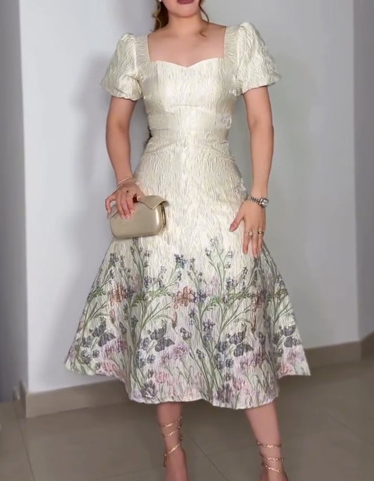 Floral A-Line Dress