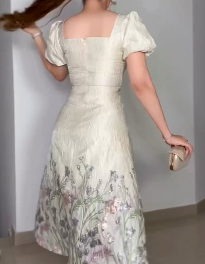 Floral A-Line Dress