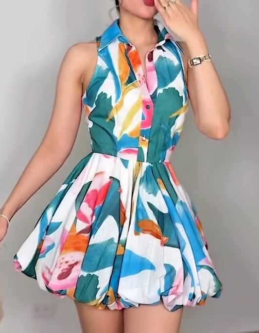 Colorful Mini Dress