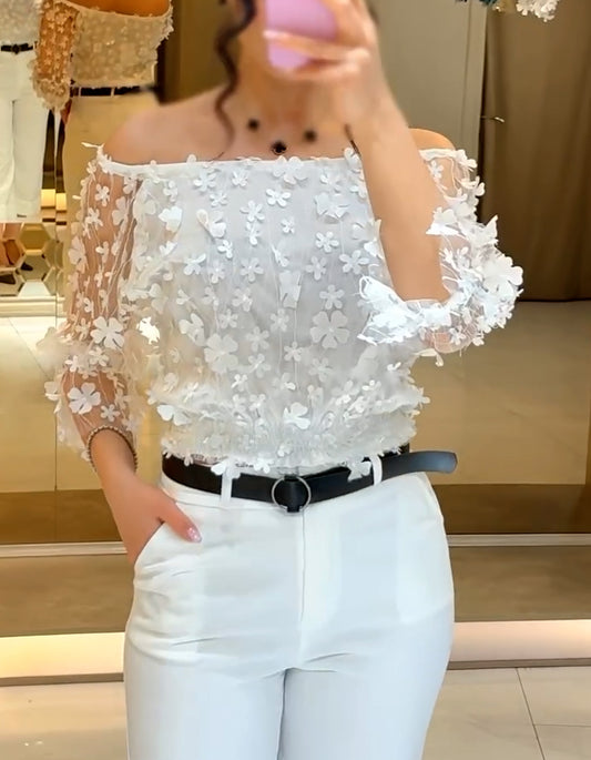 Floral Slim Top