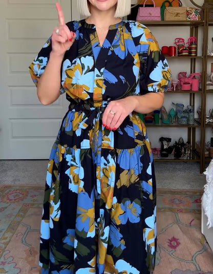 Multi-Color Comfy Dress