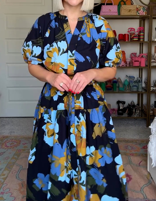 Multi-Color Comfy Dress