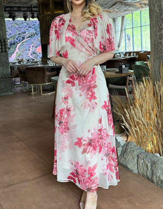 Pink Printed Dress