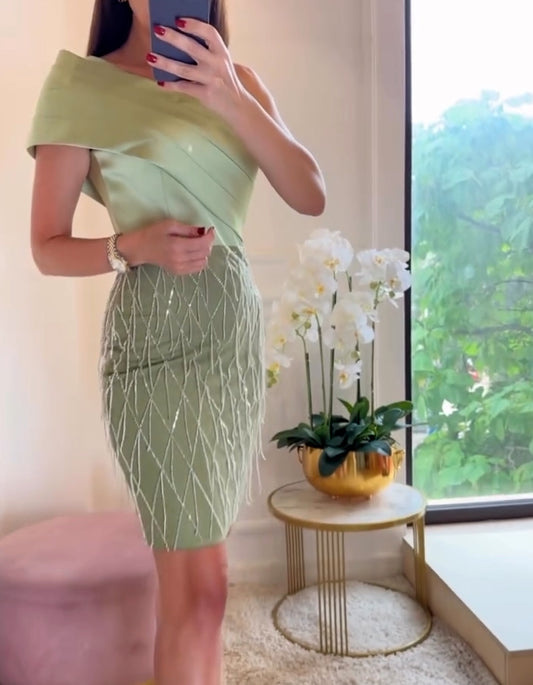 Charming Green Dress