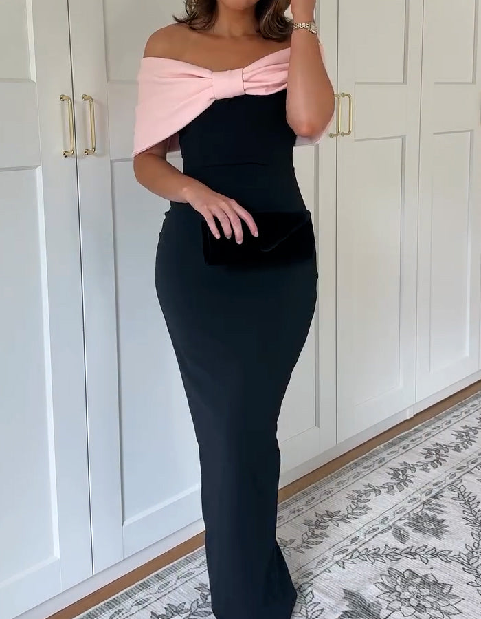 Bow Strapless Dress