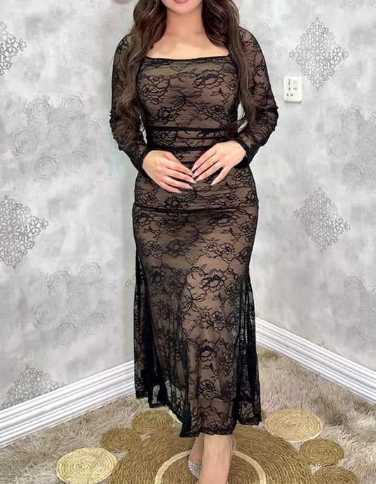 Black Lining Dress