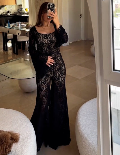 Black Unique Jumpsuit
