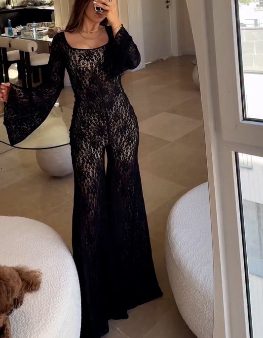 Black Unique Jumpsuit