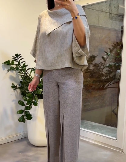 Gray Loose Suit