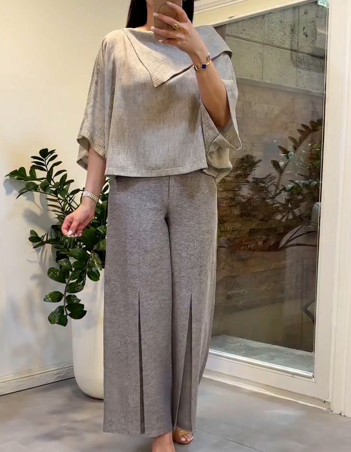 Gray Loose Suit