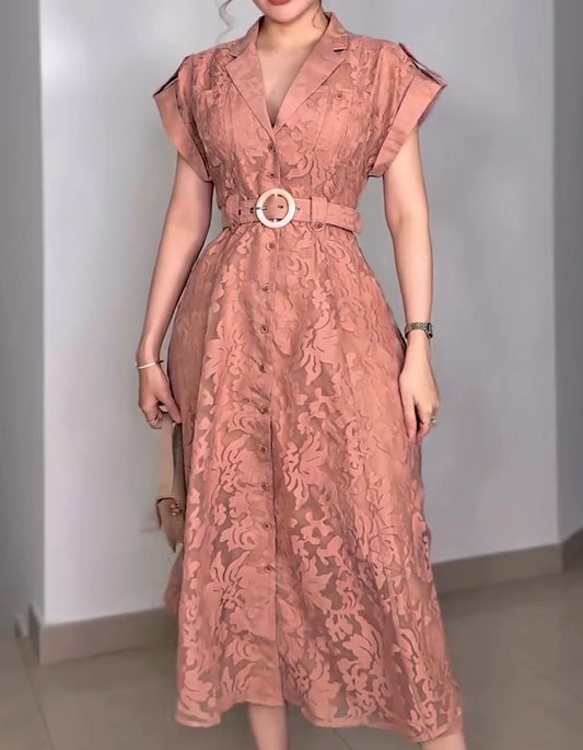 Casual Belt Dress
