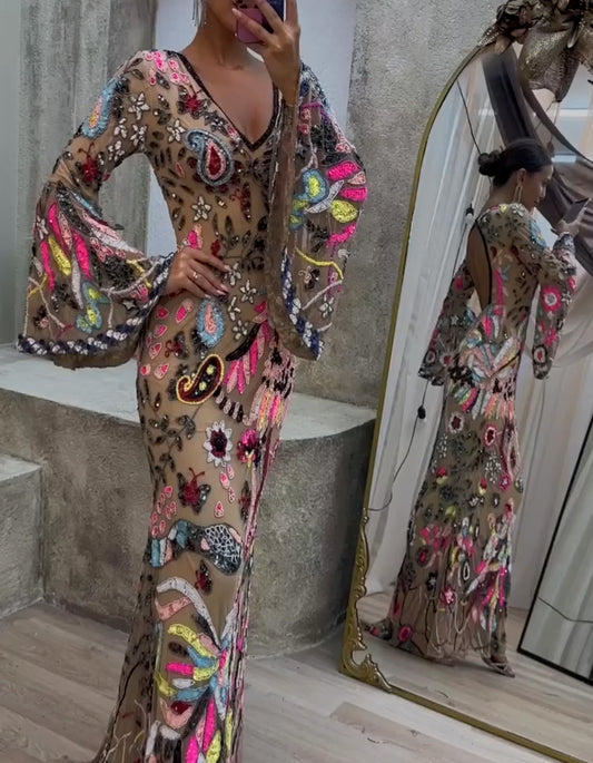 Elegant Sequins Dress