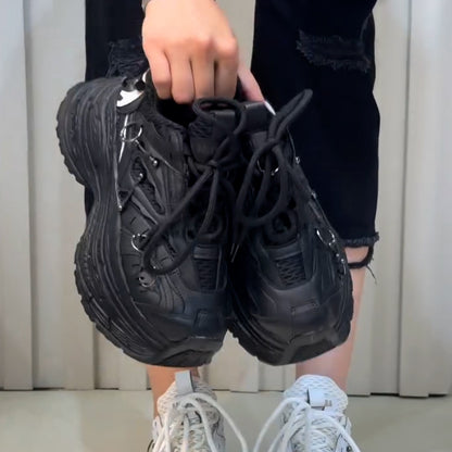 Color-Blocked Casual Sneakers