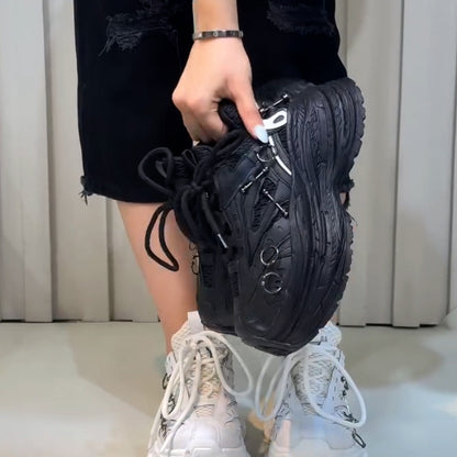Color-Blocked Casual Sneakers