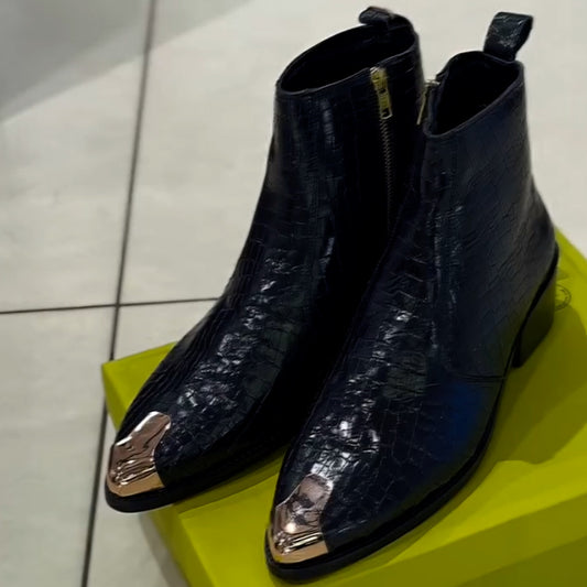 Leather Short Boots