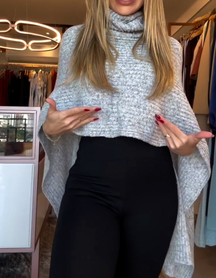 Gray Multiple Styling Sweater
