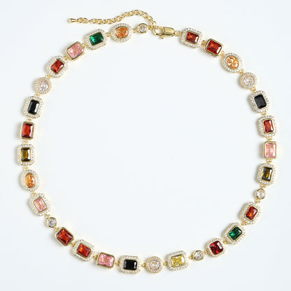 Gold Round Necklace