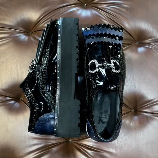 Black Unique Shoes
