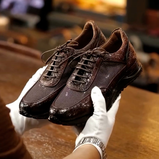 Leather Comfy Sneakers