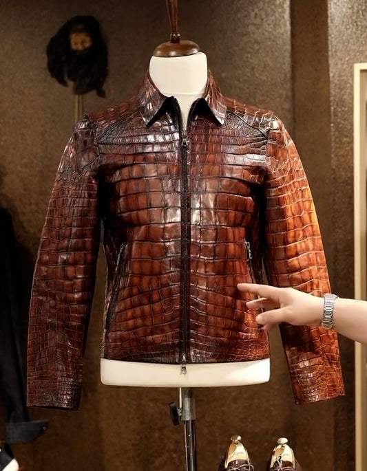 Leather Short Jacket