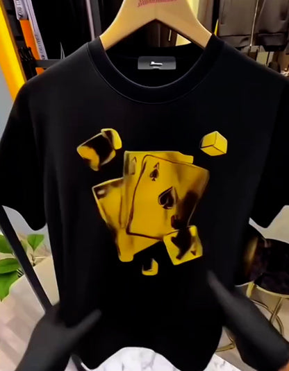 Poker Short-Sleeve Top
