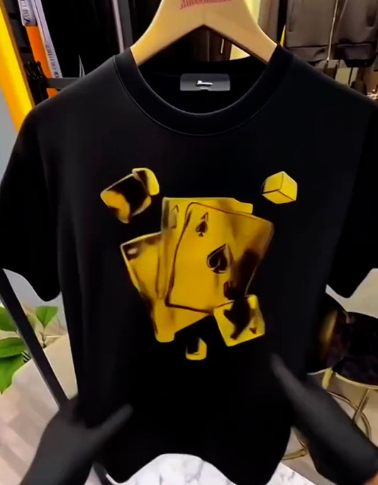 Poker Short-Sleeve Top