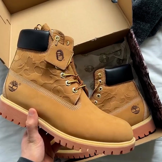 Khaki Martin Boots