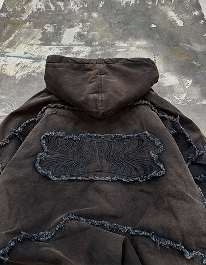 Brown Work Short Jacket