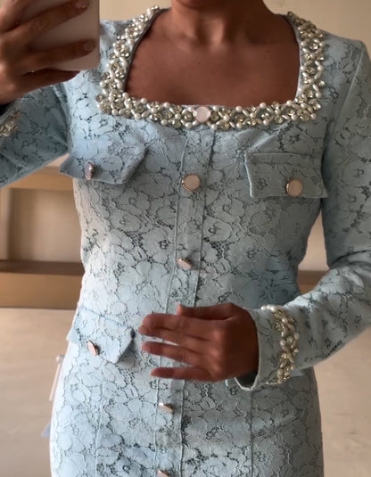 Pearls Slim Dress