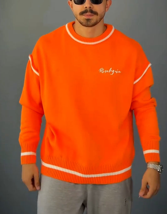 Orange Casual Top