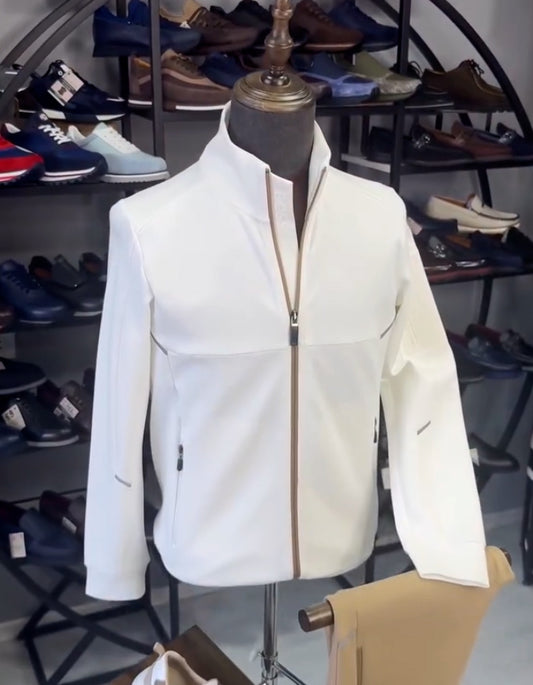 White Slim Jacket