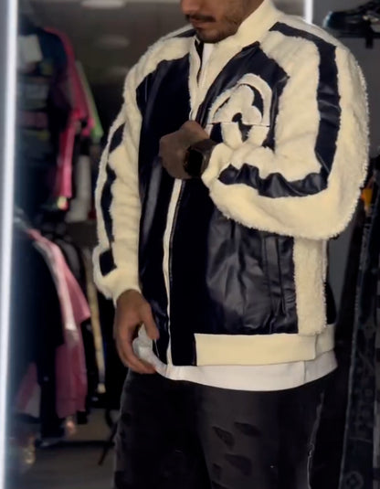 Leather Fur Warm Coat