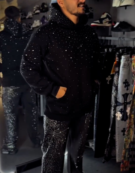 Glitter Loose Hoodie